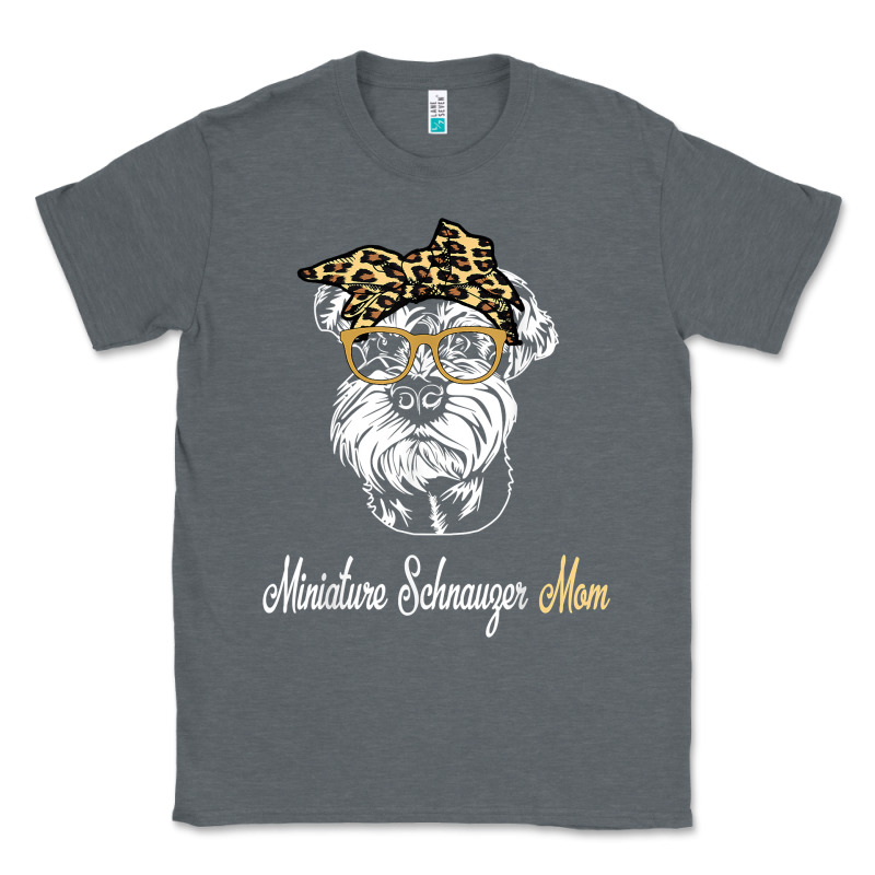 Birthday And Mother's Day Gift Miniature Schnauzer Mom T Shirt Classic Tee by linhVisuals | Teevron