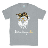 Heather Grey birthday and mother's day gift miniature schnauzer mom t shirt Classic Tee - linhVisuals