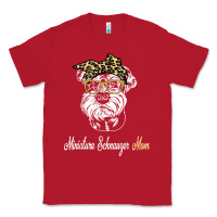 Red birthday and mother's day gift miniature schnauzer mom t shirt Classic Tee - linhVisuals