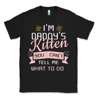 Black daddy's kitten ddlg littlespace daddy dom cgl t shirt Classic Tee - linhVisuals