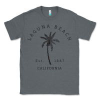 Charcoal Heather retro cool laguna beach california palm tree unique novelty sweatshirt Classic Tee - linhVisuals