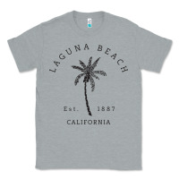 Heather Grey retro cool laguna beach california palm tree unique novelty sweatshirt Classic Tee - linhVisuals