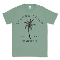 Sage retro cool laguna beach california palm tree unique novelty sweatshirt Classic Tee - linhVisuals