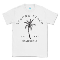 White retro cool laguna beach california palm tree unique novelty sweatshirt Classic Tee - linhVisuals