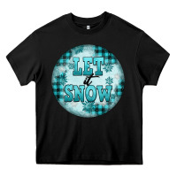 Black let it snow Heavy Core Tee - FaDigitalArtStudio