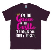 Plum i’m the queen of the castle get down you dirty rascal t shirt Classic Tee - linhVisuals