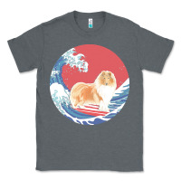 Charcoal Heather rough collie t  shirt rough collie gifts   ocean waves surfing rough c Classic Tee - linhVisuals