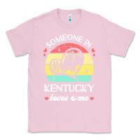 Bubblegum Pink someone in kentucky loves me t  shirt someone in kentucky loves me fun Classic Tee - linhVisuals