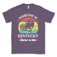 Lavender someone in kentucky loves me t  shirt someone in kentucky loves me fun Classic Tee - linhVisuals