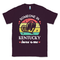 Plum someone in kentucky loves me t  shirt someone in kentucky loves me fun Classic Tee - linhVisuals