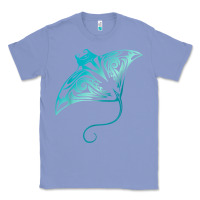 Colony Blue hawaii tribal manta ray hawaiian shirt shark lover t shirt Classic Tee - linhVisuals