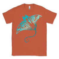 Copper hawaii tribal manta ray hawaiian shirt shark lover t shirt Classic Tee - linhVisuals
