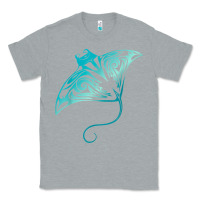 Heather Grey hawaii tribal manta ray hawaiian shirt shark lover t shirt Classic Tee - linhVisuals