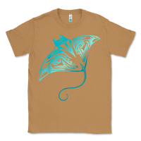 Toasted Coconut hawaii tribal manta ray hawaiian shirt shark lover t shirt Classic Tee - linhVisuals