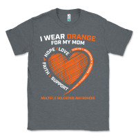 Charcoal Heather i wear orange for my mom ms multiple sclerosis awareness t shirt Classic Tee - linhVisuals