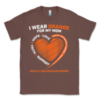 Chestnut i wear orange for my mom ms multiple sclerosis awareness t shirt Classic Tee - linhVisuals