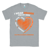 Heather Grey i wear orange for my mom ms multiple sclerosis awareness t shirt Classic Tee - linhVisuals