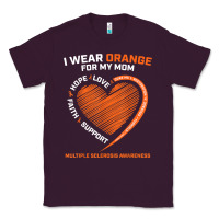 Plum i wear orange for my mom ms multiple sclerosis awareness t shirt Classic Tee - linhVisuals