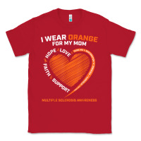 Red i wear orange for my mom ms multiple sclerosis awareness t shirt Classic Tee - linhVisuals