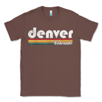 Chestnut denver colorado vintage 70's 80's retro style men women t shirt Classic Tee - linhVisuals