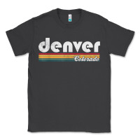 Smoke denver colorado vintage 70's 80's retro style men women t shirt Classic Tee - linhVisuals