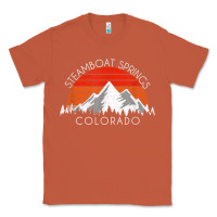 Copper retro vintage steamboat springs colorado distressed t shirt Classic Tee - linhVisuals
