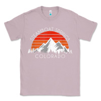 Lilac retro vintage steamboat springs colorado distressed t shirt Classic Tee - linhVisuals