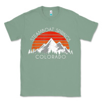 Sage retro vintage steamboat springs colorado distressed t shirt Classic Tee - linhVisuals