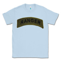 Dusty Blue army ranger tab subdued infantry grunt pullover hoodie Classic Tee - linhVisuals