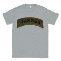Heather Grey army ranger tab subdued infantry grunt pullover hoodie Classic Tee - linhVisuals