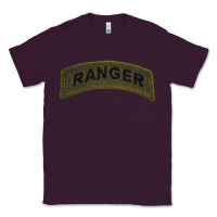 Plum army ranger tab subdued infantry grunt pullover hoodie Classic Tee - linhVisuals
