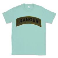 Seafoam army ranger tab subdued infantry grunt pullover hoodie Classic Tee - linhVisuals