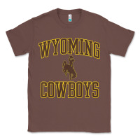 Chestnut kids wyoming cowboys apparel gameday arch over cowboys t shirt Classic Tee - linhVisuals