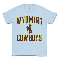 Dusty Blue kids wyoming cowboys apparel gameday arch over cowboys t shirt Classic Tee - linhVisuals