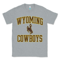 Heather Grey kids wyoming cowboys apparel gameday arch over cowboys t shirt Classic Tee - linhVisuals