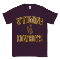Plum kids wyoming cowboys apparel gameday arch over cowboys t shirt Classic Tee - linhVisuals