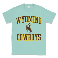 Seafoam kids wyoming cowboys apparel gameday arch over cowboys t shirt Classic Tee - linhVisuals