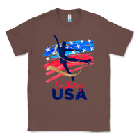 Chestnut ice skating dance support the team tshirt usa flag t shirt Classic Tee - linhVisuals