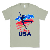 Matcha ice skating dance support the team tshirt usa flag t shirt Classic Tee - linhVisuals