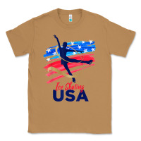 Toasted Coconut ice skating dance support the team tshirt usa flag t shirt Classic Tee - linhVisuals