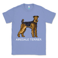 Colony Blue airedale terrier crazy dog lover sweatshirt Classic Tee - linhVisuals