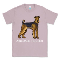 Lilac airedale terrier crazy dog lover sweatshirt Classic Tee - linhVisuals