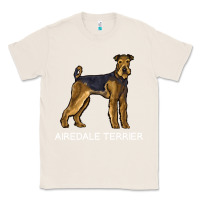 Natural airedale terrier crazy dog lover sweatshirt Classic Tee - linhVisuals