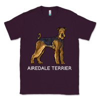 Plum airedale terrier crazy dog lover sweatshirt Classic Tee - linhVisuals
