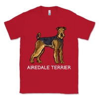 Red airedale terrier crazy dog lover sweatshirt Classic Tee - linhVisuals