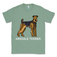 Sage airedale terrier crazy dog lover sweatshirt Classic Tee - linhVisuals