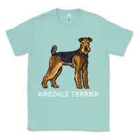 Seafoam airedale terrier crazy dog lover sweatshirt Classic Tee - linhVisuals