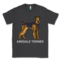 Smoke airedale terrier crazy dog lover sweatshirt Classic Tee - linhVisuals