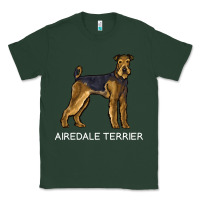 Sports Green airedale terrier crazy dog lover sweatshirt Classic Tee - linhVisuals