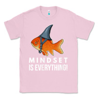 Bubblegum Pink mindset motivational quote cute goldfish shark fish t shirt Classic Tee - linhVisuals